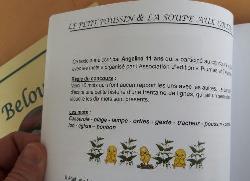 photo texte angelina debut