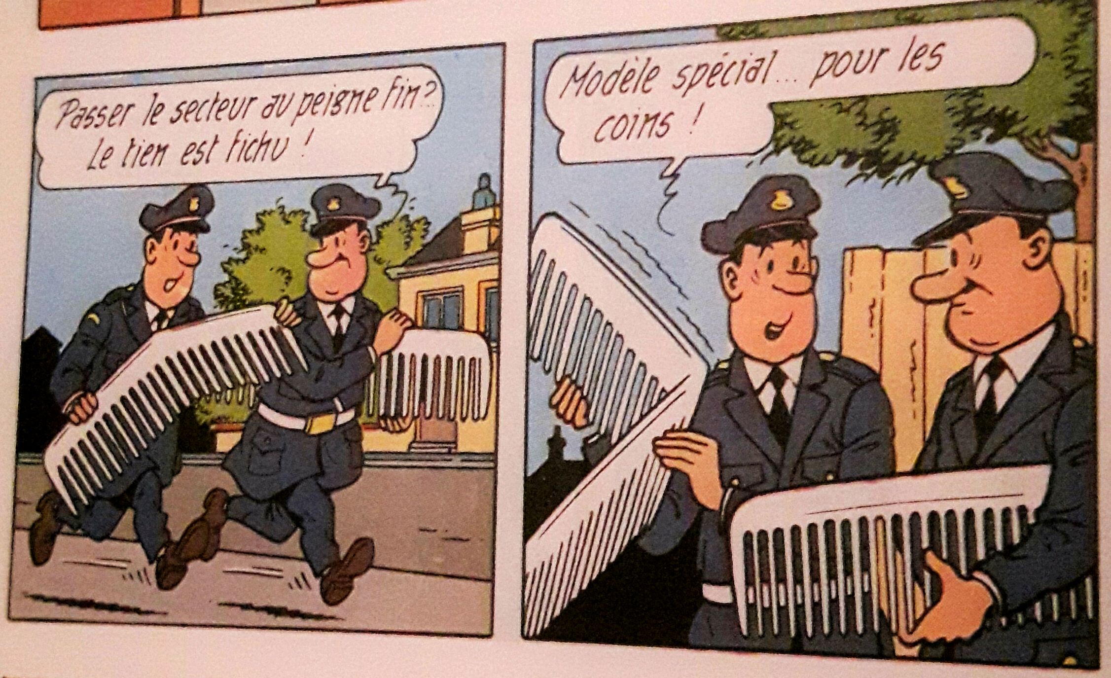 passer le secteur au peigne fin