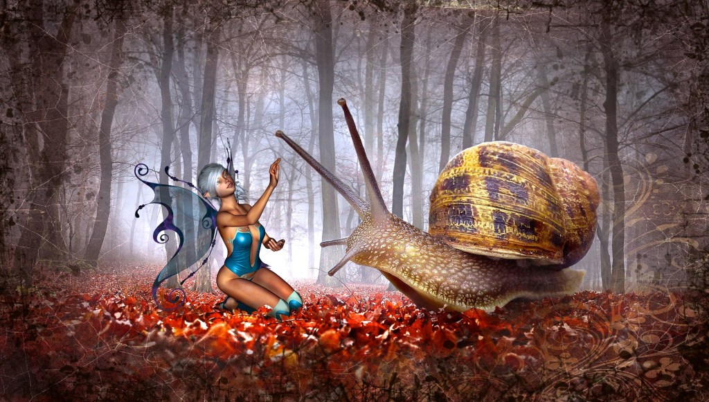 Rédaction créative, mythe, escargot