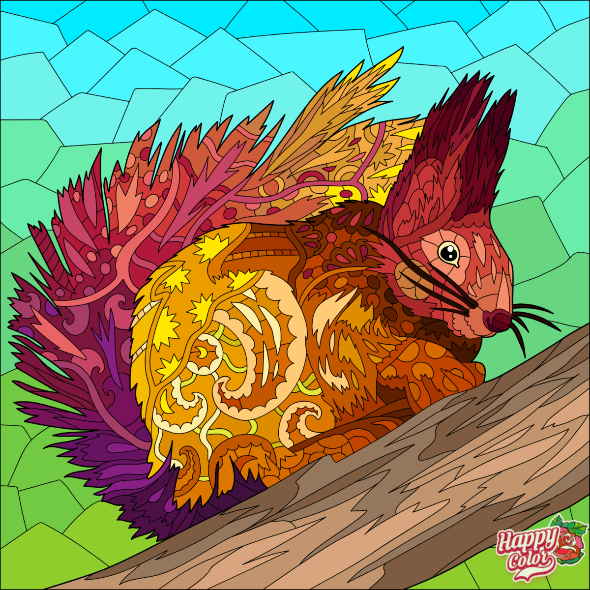 Petit écureuil découvre la&nbsp;forêt