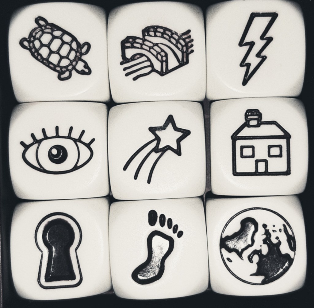 9 dés pour écrire une histoire