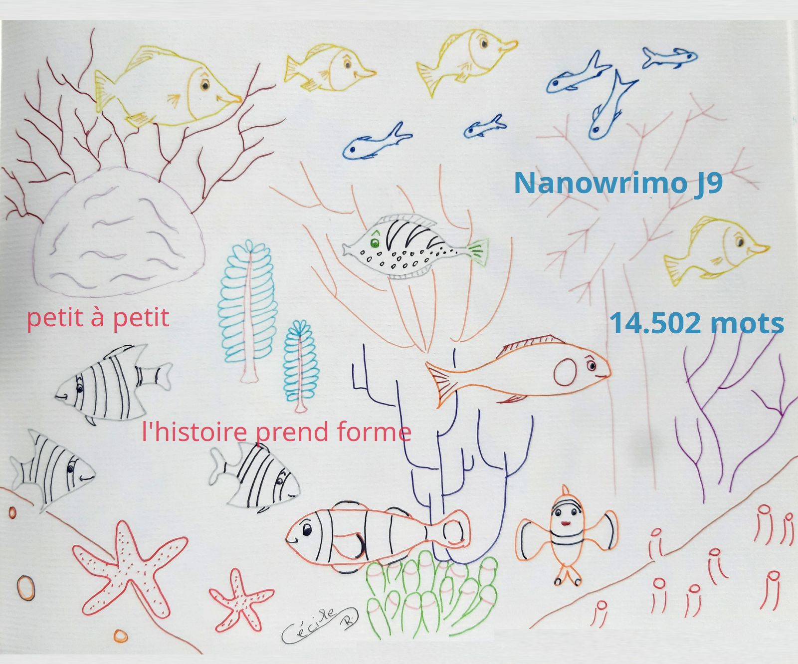 Nanowrimo J9 : petit à&nbsp;petit…