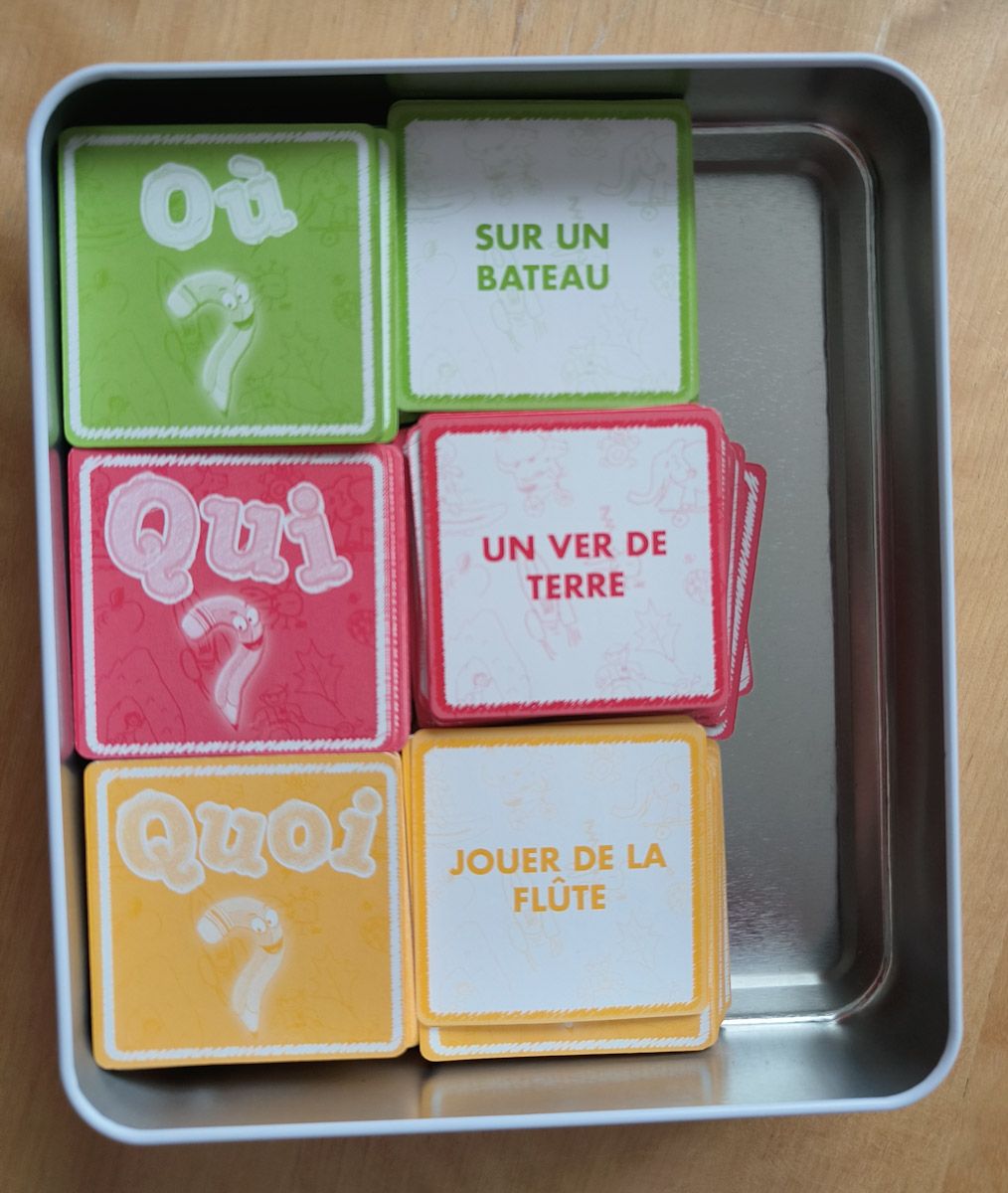 Jeu d&rsquo;écriture d&rsquo;après un jeu de société : Qui ? Quoi ? Où&nbsp;?