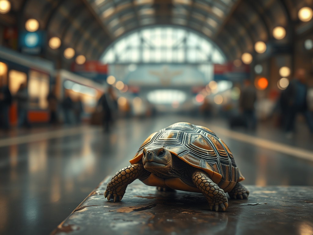 Tortue dans le train, fourmi dans la&nbsp;ville
